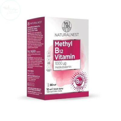 Naturalnest Methyl B12 Vitamin 1000 μg 10 ml Dilaltı Sprey - 1