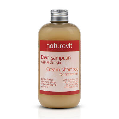 Naturavit Yağlı Saçlar İçin Krem Şampuan 250 ml - 1