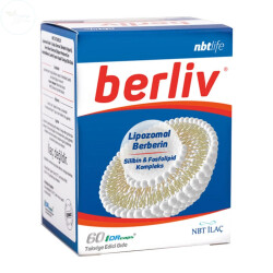 NBT İlaç Berliv Lipozomal Berberin Takviye Edici Gıda 60 Kapsül - NBT LİFE