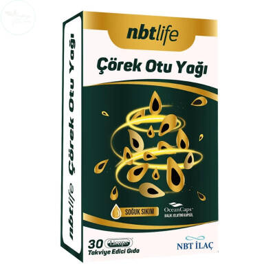 NBT Life Çörek Otu Yağı Takviye Edici Gıda 30 Kapsül - 1