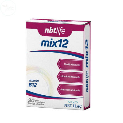 NBT Life Mix 12 Takviye Edici Gıda 30 Kapsül - 1