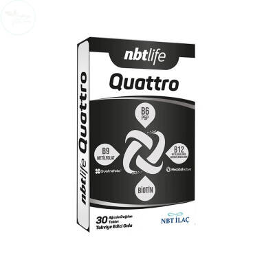 NBT Life Quattro Takviye Edici Gıda 30 Tablet - 1