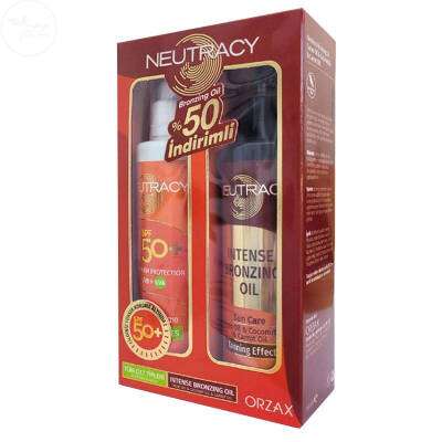NEUTRACY SPF 50+ GÜNEŞ KORUYUCU BRONZİNG OİL HEDİYE (tüm cilt) - 1