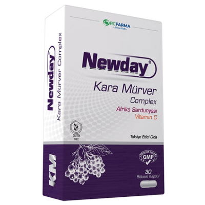 Newday Kara Mürver Complex 30 Kapsül - 1