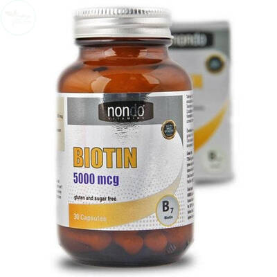 Nondo Biotin 5000mcg 30 Kapsül - 1