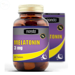 Nondo Vitamins Melatonin 3 mg Takviye Edici Gıda 60 Kapsül - NONDO
