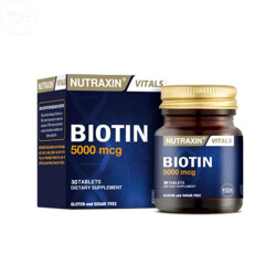 Nutraxin Biotin 5000 mcg Takviye Edici Gıda 30 Tablet - NUTRAXIN 