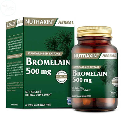 Nutraxin Bromelain Ananas 60 Kapsül - 1