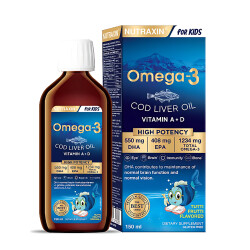 Nutraxin For Kids Omega-3 Balık Yağı Takviye Edici Gıda 150 ml - NUTRAXIN 