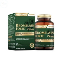 Nutraxin Herbal Bromelain Forte Takviye Edici Gıda 60 Tablet - NUTRAXIN 