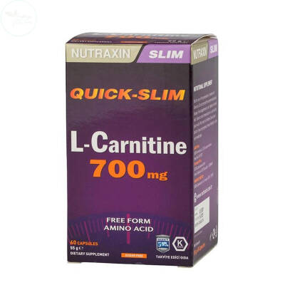Nutraxin Quick-Slim L-Carnitine 700mg 60 Kapsül - 1