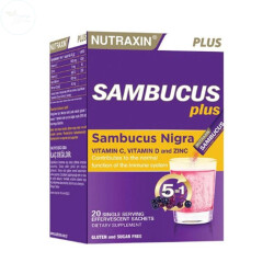 Nutraxin Sambucus Plus Nigra 20 Efervesan Saşe - NUTRAXIN 