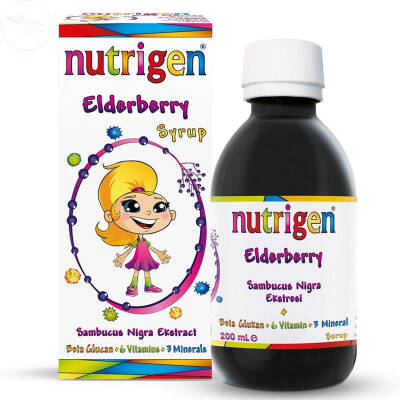 Nutrigen Kara Mürver Şurup 200 ml OKUL SETİ HEDİYELİ - 1