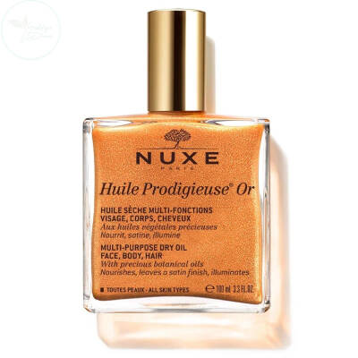 NUXE Altın Parıltılı Çok Amaçlı Kuru Yağ (Yüz, Vücut, Saç) 100 ml - 1