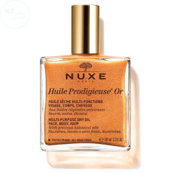 NUXE Altın Parıltılı Çok Amaçlı Kuru Yağ (Yüz, Vücut, Saç) 100 ml - Nuxe