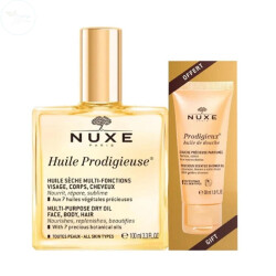 NUXE Huile Prodigieuse Çok amaçlı kuru yağ (duş yağı hediyeli) 100 ml - Nuxe