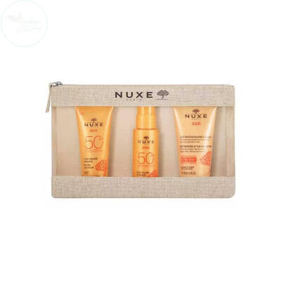 NUXE Sun Güneş Koruyucu Yüz Kremi Spf 50 30 ML+Sun Güneş Koruyucu Yüz ve Vücut Spreyi 50 ML+Güneş Sonrası Bakım Kremi 50 Ml - 1