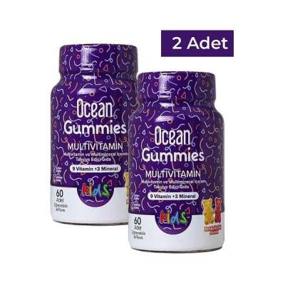 Ocean Gummies Multivitamin Kids 60 Adet Set | 2.si %50 İndirimli - 1