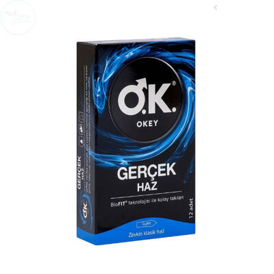 Okey Gerçek Haz Prezervatif 12 adet - 1