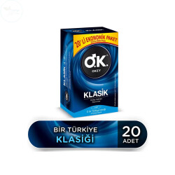 Okey Klasik Prezervatif 20 adet - Okey