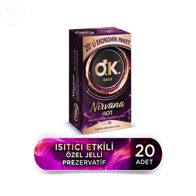 Okey Prezervatif Nirvana Hot 20 adet - 1