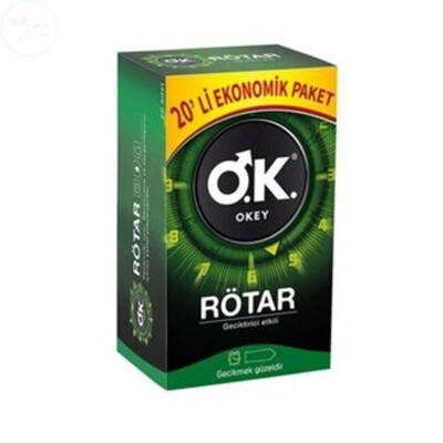Okey Rötar Prezervatif 20 adet - 1