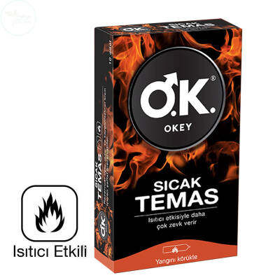 Okey Sıcak Temas Prezervatif 10 adet - 1
