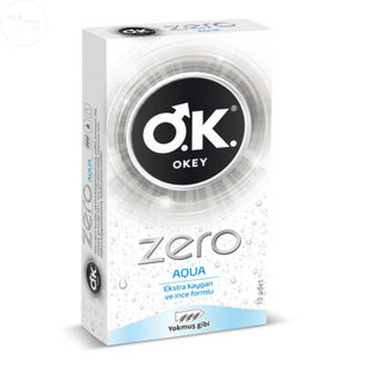 Okey Zero Aqua Prezervatif 10 adet - 1