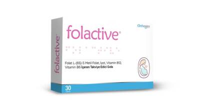 Orthogen Folactive Takviye Edici Gıda 30 Tablet - 1