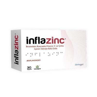 Orthogen Inflazinc Takviye Edici Gıda 30 Kapsül
- 1