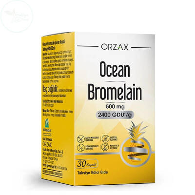 Orzax Ocean Bromelain 30 Kapsül - 1