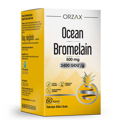 Orzax Ocean Bromelain 60 Kapsül - 1