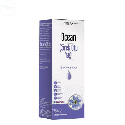Orzax Ocean Çörekotu Yağı 150 ML Sıvı - 1