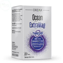 Orzax Ocean ExtraMag Threog Takviye Edici Gıda 60 Tablet - Orzax