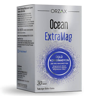 Orzax Ocean ExtraMag Üçlü Kombinasyon 30 Tablet - 1