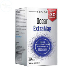 Orzax Ocean ExtraMag Üçlü Magnezyum Kombinasyonu 90 Tablet - Orzax