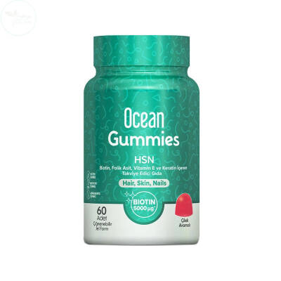 Orzax Ocean Gummies HSN 60 Adet Çiğnenebilir Jel Form - 1