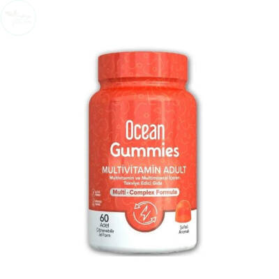 Orzax Ocean Gummies Multivimatimin Adult Takviye Edici Gıda 60 Adet Çiğnenebilir Jel Form - 1