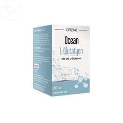 Orzax Ocean L-Glutathione 250 mg 30 Tablet Takviye Edici Gıda - Orzax