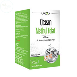 Orzax Ocean Methyl Folat 30 Tablet - Orzax