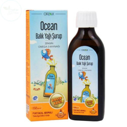 Orzax Ocean Omega3 Şurup 150 ml - Portakal - Orzax