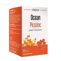 Orzax Ocean Picozinc Takviye Edici Gıda 30 Tablet - Orzax