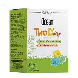 Orzax Ocean TwoD Drop D3 Vitamini 400 IU 30 ml - Orzax
