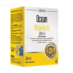 Orzax Ocean Vitamin D3 400 IU Sprey 20ml - Orzax