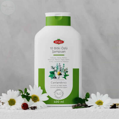 Otacı 10 Bitkili Canlandırıcı Bitki Özlü Şampuan 400ml - 2