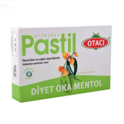 Otacı Oka Mentol Diyet Bitkisel Pastil 16 Adet - 1