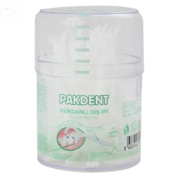Pakdent Kürdanlı Diş İpi Silindir Kutu 50 Adet - PAKDENT