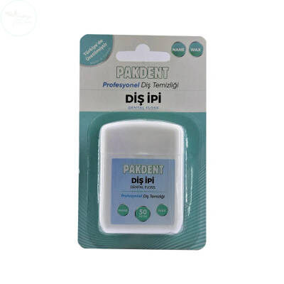 Pakdent Naneli Diş İpi 50 Metre - 1