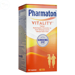 Pharmaton Vitality 30 Tablet - Takviye Edici Gıda - PHARMATON