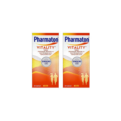 Pharmaton Vitality Multivitamin 2x30 Tablet - 2.si %50 İndirimli - 1
